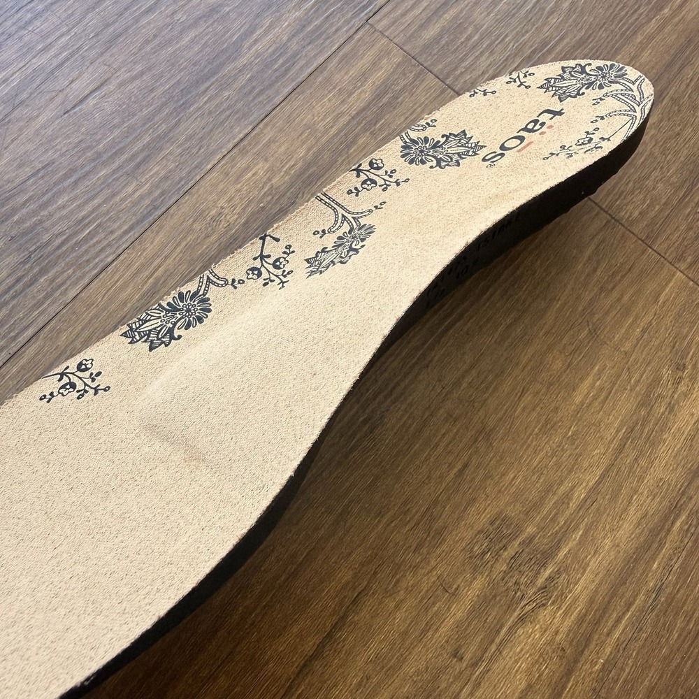 Taos Chit Chat Ballet Flats Womens 10 Champagne Metallic Leather Comfort Shoes - Picture 12 of 13